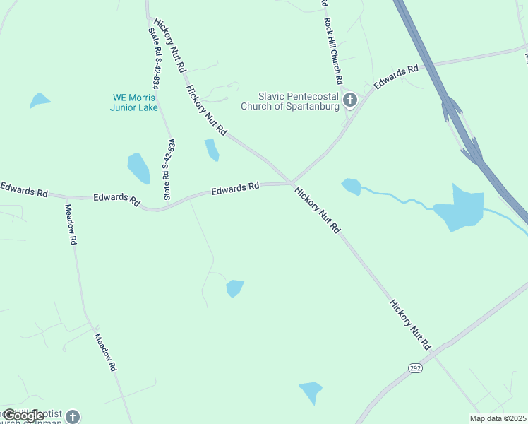 map of restaurants, bars, coffee shops, grocery stores, and more near 376 Edwards Road in Inman