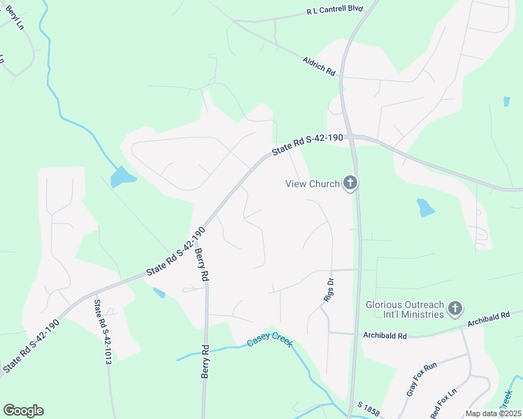 map of restaurants, bars, coffee shops, grocery stores, and more near 224 Corie Fields Court in Boiling Springs