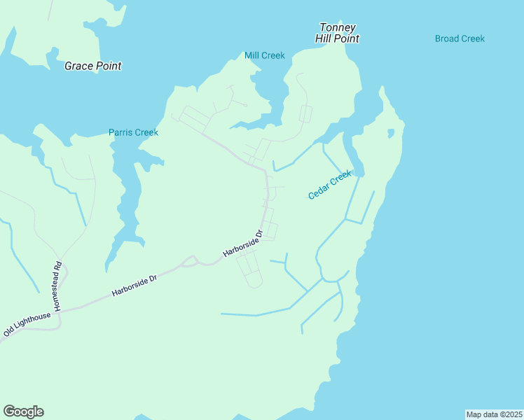 map of restaurants, bars, coffee shops, grocery stores, and more near 365 Harborside Drive in Oriental