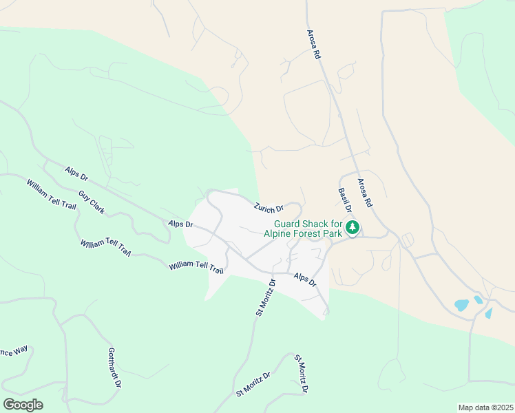 map of restaurants, bars, coffee shops, grocery stores, and more near Zurich Drive in Kern County