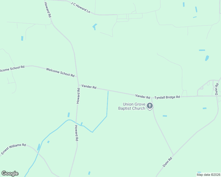 map of restaurants, bars, coffee shops, grocery stores, and more near 844 Vander Road in Autryville