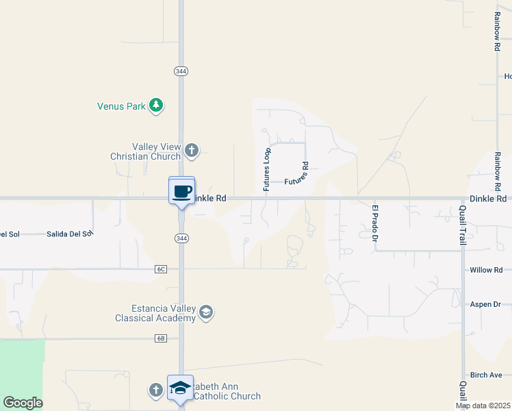 map of restaurants, bars, coffee shops, grocery stores, and more near 322A Dinkle Road in Edgewood