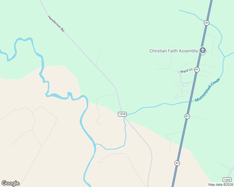 map of restaurants, bars, coffee shops, grocery stores, and more near 1036 State Road 1319 in Trenton