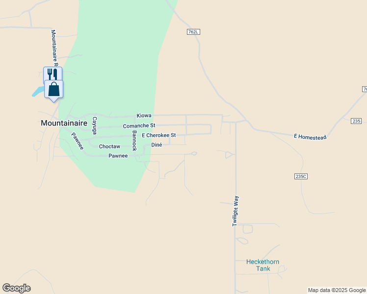 map of restaurants, bars, coffee shops, grocery stores, and more near 258 Diné in Flagstaff