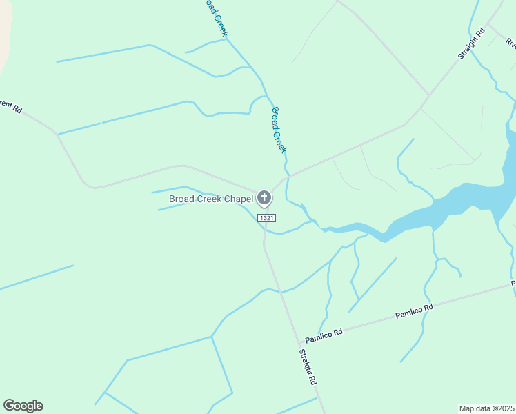 map of restaurants, bars, coffee shops, grocery stores, and more near 3395 Straight Road in Oriental