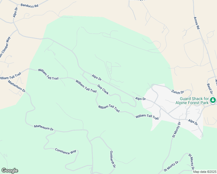 map of restaurants, bars, coffee shops, grocery stores, and more near 18249 Alps Drive in Tehachapi