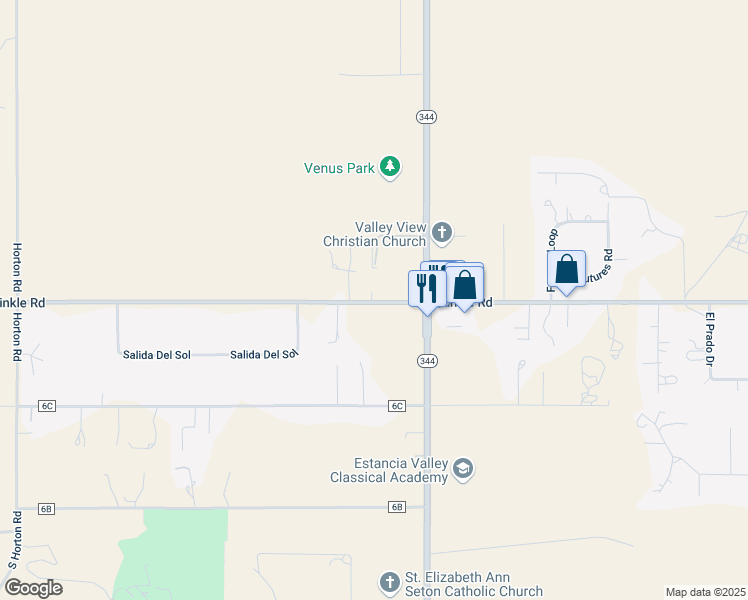 map of restaurants, bars, coffee shops, grocery stores, and more near 285 Dinkle Road in Edgewood