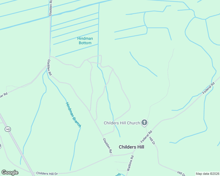 map of restaurants, bars, coffee shops, grocery stores, and more near 410 Gladden Road in Counce