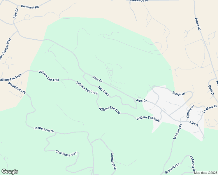 map of restaurants, bars, coffee shops, grocery stores, and more near 18249 Alps Drive in Tehachapi