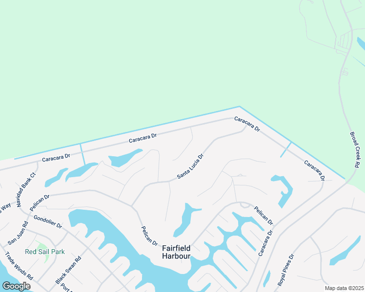 map of restaurants, bars, coffee shops, grocery stores, and more near 1207 Petite Terre Court in New Bern