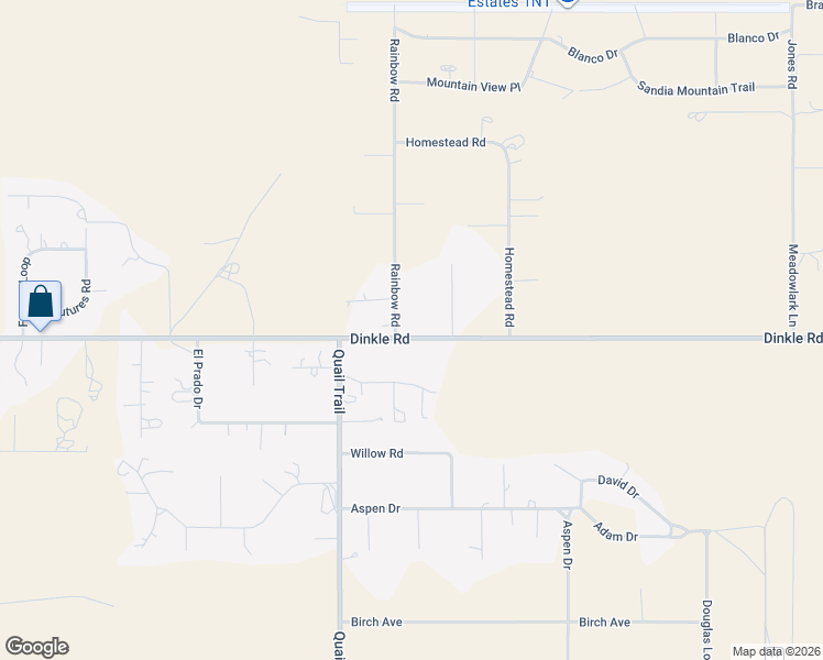 map of restaurants, bars, coffee shops, grocery stores, and more near 416 Dinkle Road in Edgewood