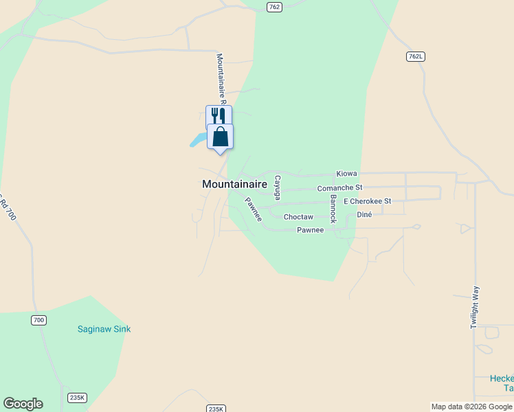 map of restaurants, bars, coffee shops, grocery stores, and more near 216 Comanche Street in Flagstaff