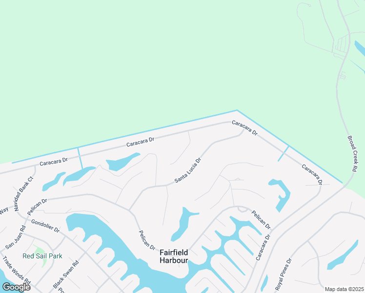 map of restaurants, bars, coffee shops, grocery stores, and more near 1217 Petite Terre Court in New Bern