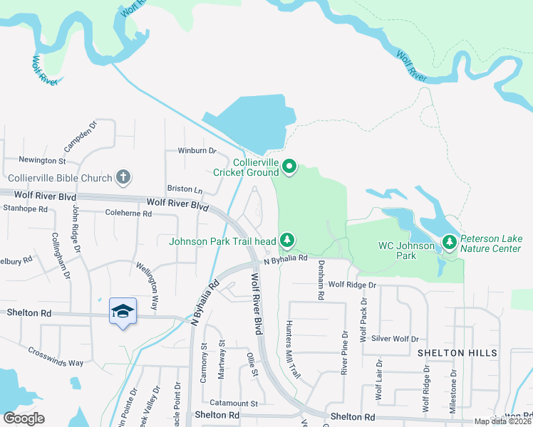 map of restaurants, bars, coffee shops, grocery stores, and more near 1638 Tartan Lane in Collierville