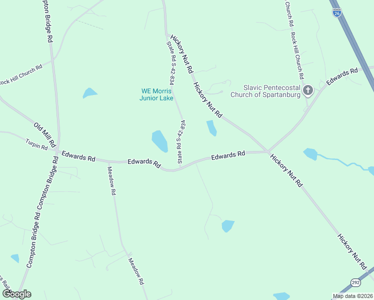 map of restaurants, bars, coffee shops, grocery stores, and more near 2155 Dickson Road in Inman