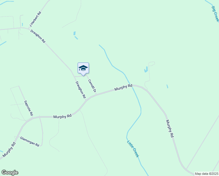 map of restaurants, bars, coffee shops, grocery stores, and more near 5161 Murphy Road in Fayetteville