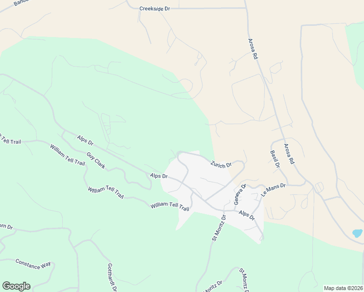map of restaurants, bars, coffee shops, grocery stores, and more near Zurich Drive in Kern County