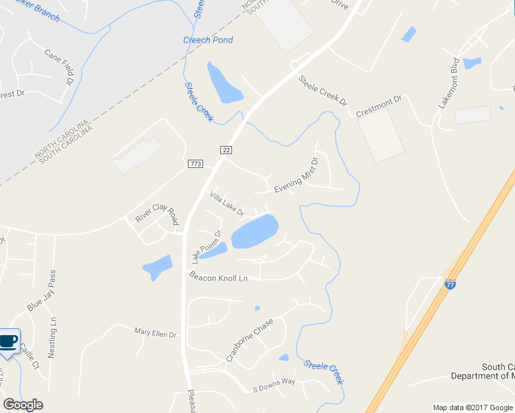 map of restaurants, bars, coffee shops, grocery stores, and more near 708 Congressional Lane in Fort Mill