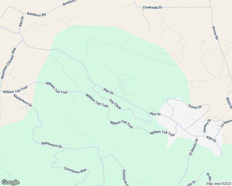 map of restaurants, bars, coffee shops, grocery stores, and more near 18270 Alps Drive in Tehachapi
