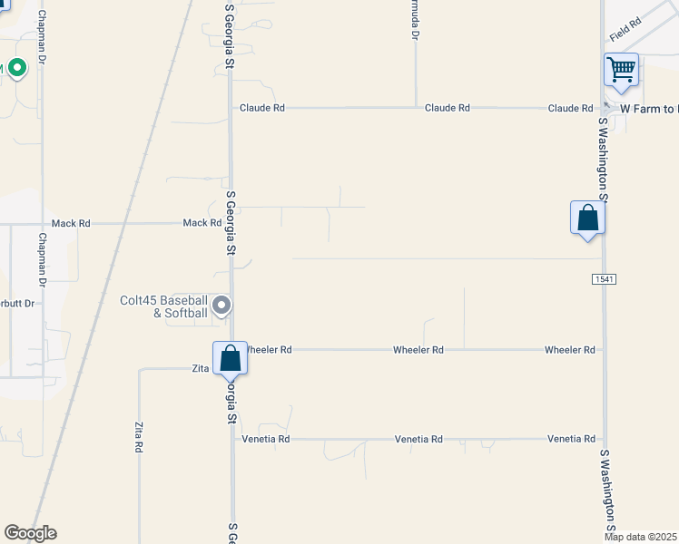 map of restaurants, bars, coffee shops, grocery stores, and more near 2007 Wheatstraw Road in Amarillo