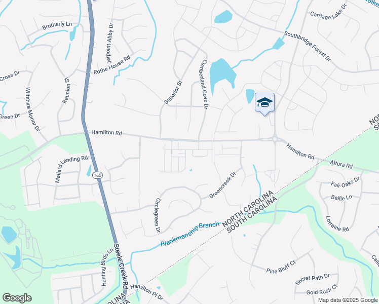 map of restaurants, bars, coffee shops, grocery stores, and more near in Charlotte