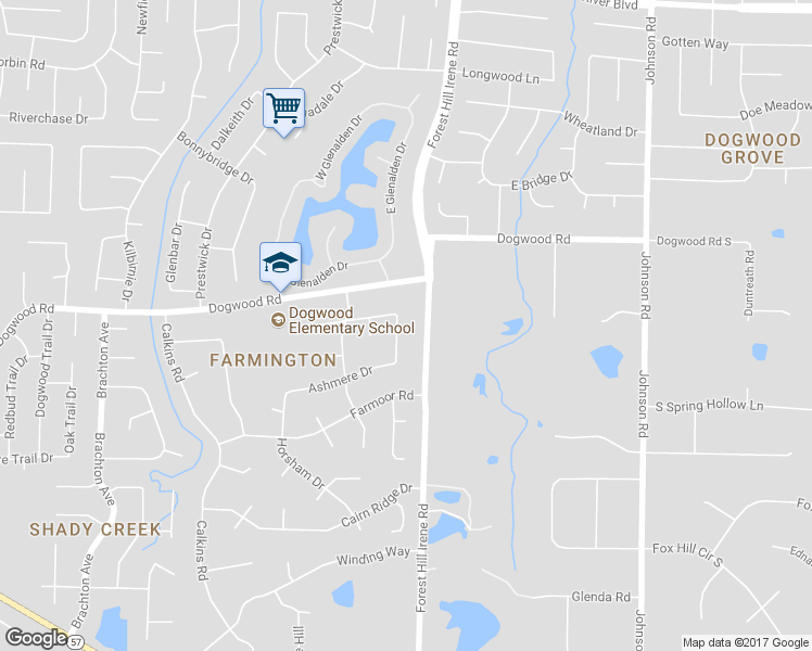 map of restaurants, bars, coffee shops, grocery stores, and more near 2340 Kempton Drive in Germantown