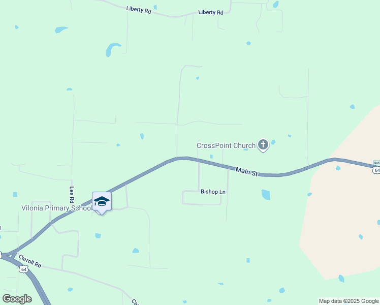 map of restaurants, bars, coffee shops, grocery stores, and more near 737 U.S. 64 Business in Conway