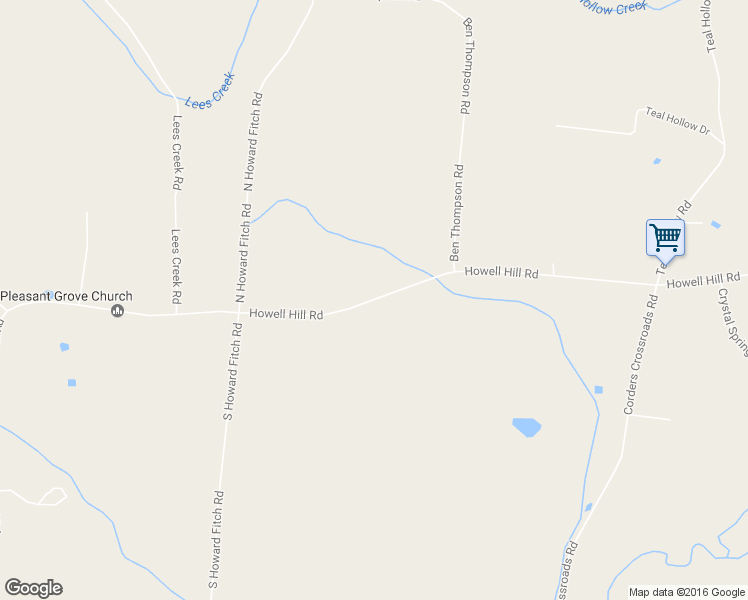 map of restaurants, bars, coffee shops, grocery stores, and more near 299 Howell Hill Road in Fayetteville