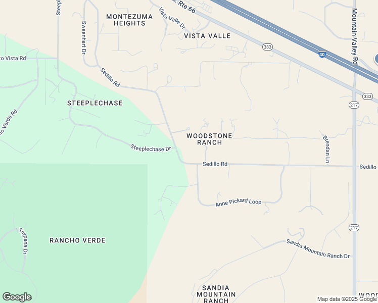 map of restaurants, bars, coffee shops, grocery stores, and more near 415 Sedillo Road in Tijeras
