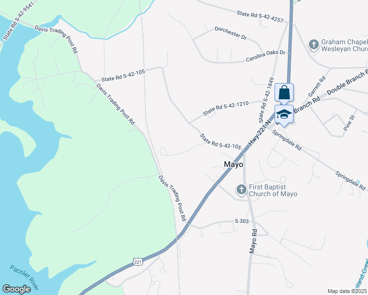 map of restaurants, bars, coffee shops, grocery stores, and more near 161 Hub Greer Road in Chesnee