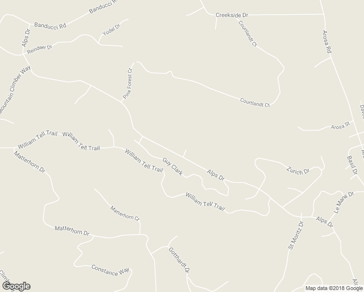 map of restaurants, bars, coffee shops, grocery stores, and more near 18260 Alps Drive in Tehachapi