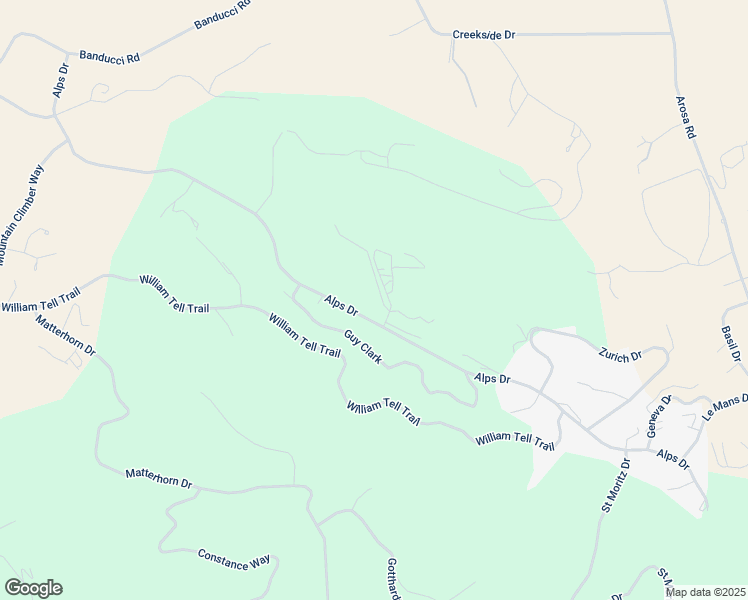 map of restaurants, bars, coffee shops, grocery stores, and more near 18260 Alps Drive in Tehachapi