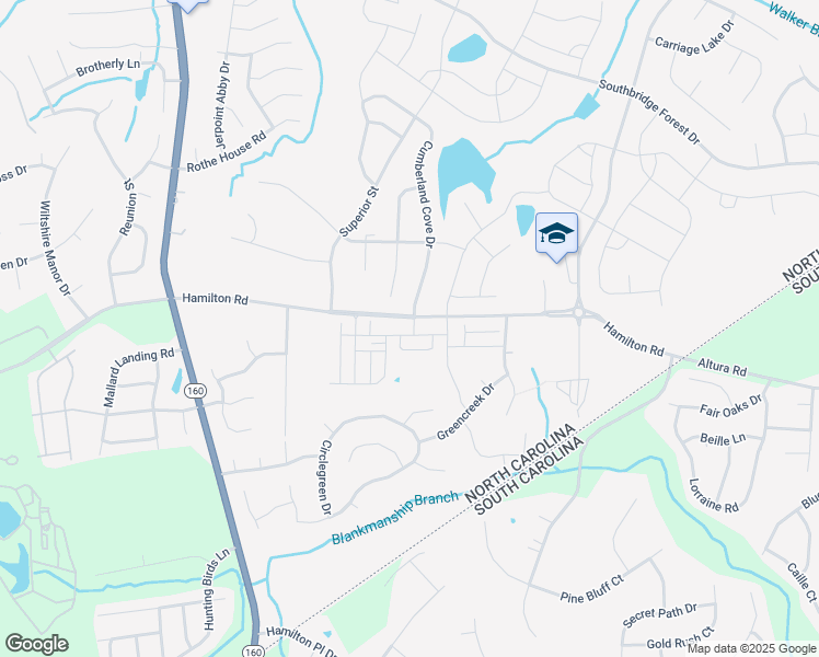 map of restaurants, bars, coffee shops, grocery stores, and more near in Charlotte