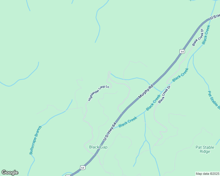 map of restaurants, bars, coffee shops, grocery stores, and more near Highlander Loop Lane in Macon County