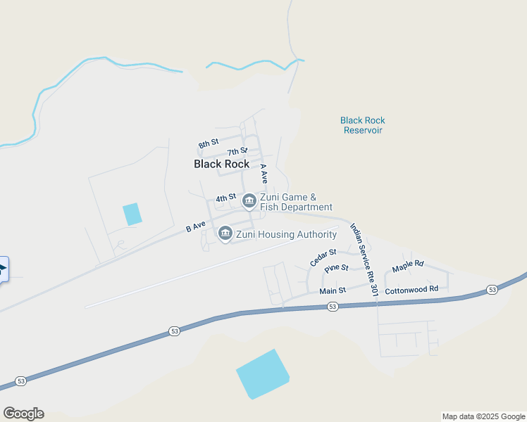 map of restaurants, bars, coffee shops, grocery stores, and more near 3 Route 301 North in Zuni