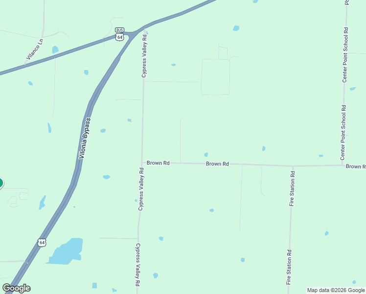 map of restaurants, bars, coffee shops, grocery stores, and more near 13 Brown Road in Vilonia