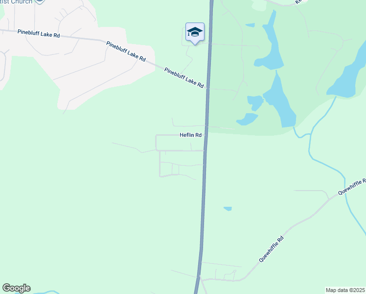 map of restaurants, bars, coffee shops, grocery stores, and more near 341 Heflin Road in Aberdeen