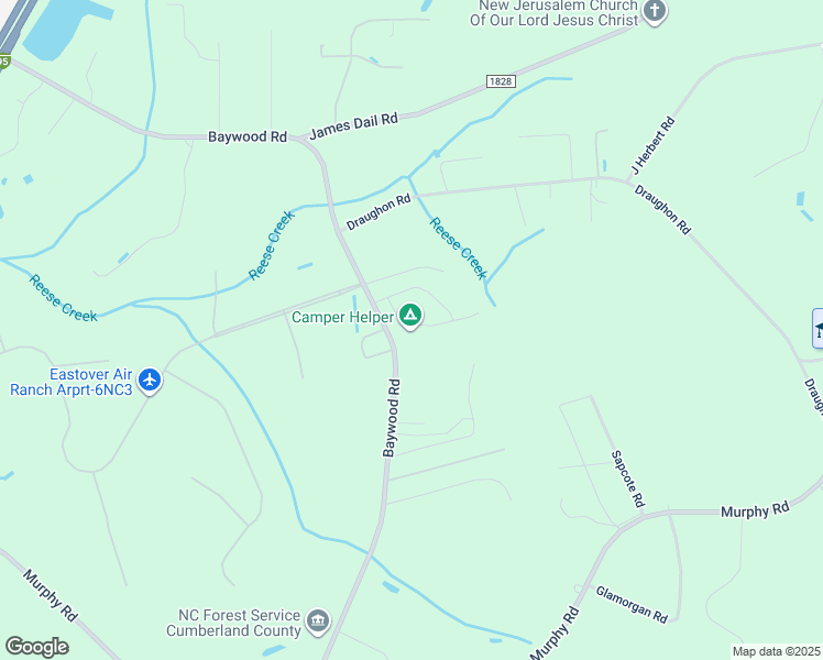 map of restaurants, bars, coffee shops, grocery stores, and more near 2279 Clovelly Street in Eastover