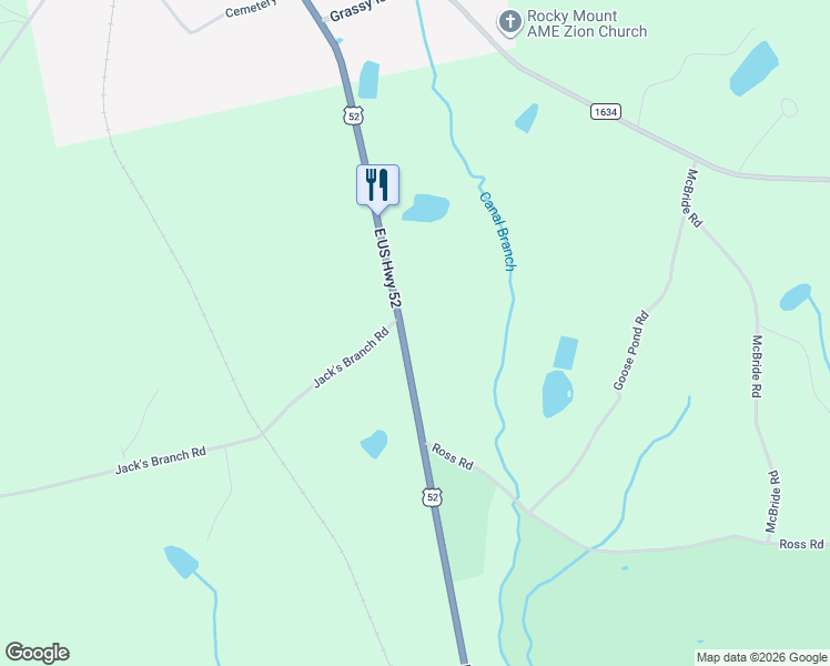 map of restaurants, bars, coffee shops, grocery stores, and more near 7826 U.S. 52 in Ansonville