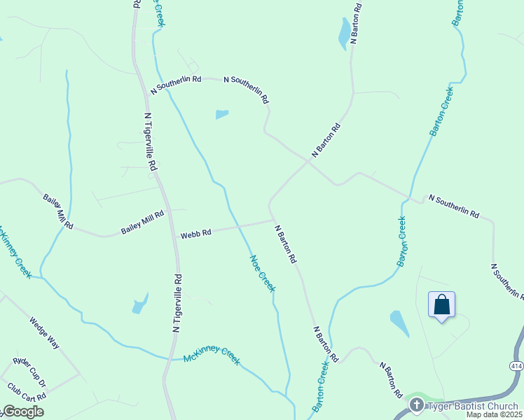 map of restaurants, bars, coffee shops, grocery stores, and more near 301 North Barton Road in Taylors