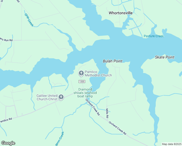 map of restaurants, bars, coffee shops, grocery stores, and more near 4260 Orchard Creek Road in Oriental