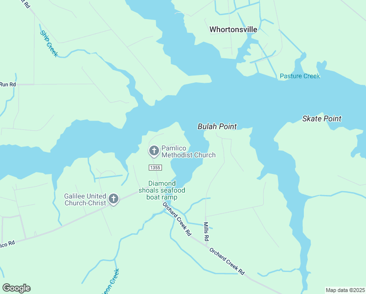 map of restaurants, bars, coffee shops, grocery stores, and more near 4260 Orchard Creek Road in Oriental