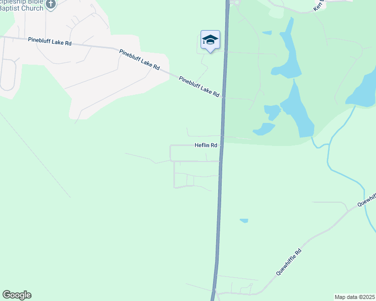 map of restaurants, bars, coffee shops, grocery stores, and more near 185 Heflin Road in Aberdeen