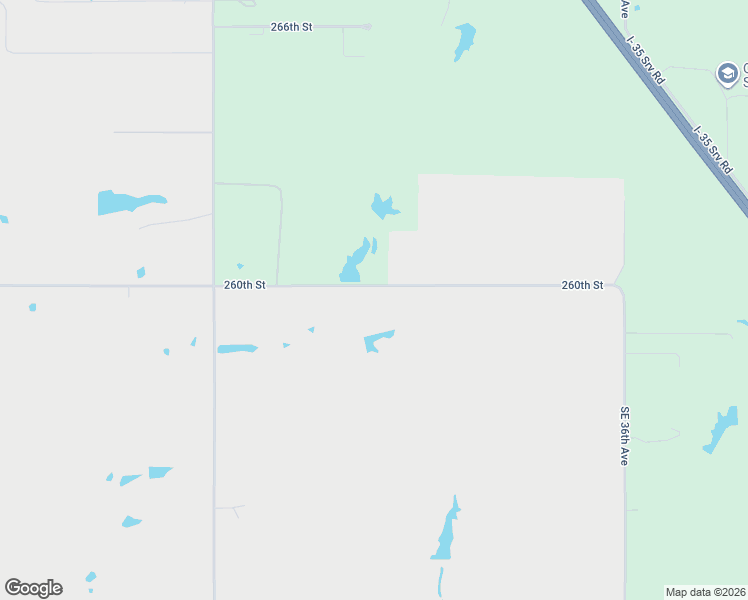 map of restaurants, bars, coffee shops, grocery stores, and more near 23013 260th Street in Goldsby