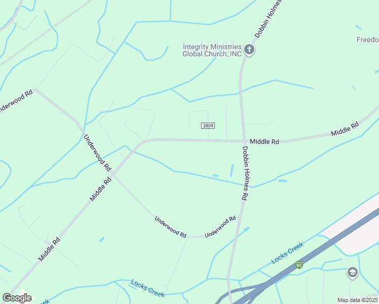 map of restaurants, bars, coffee shops, grocery stores, and more near 1856 Middle Road in Eastover