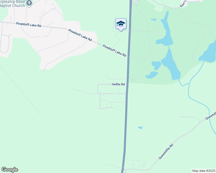map of restaurants, bars, coffee shops, grocery stores, and more near 185 Heflin Road in Aberdeen