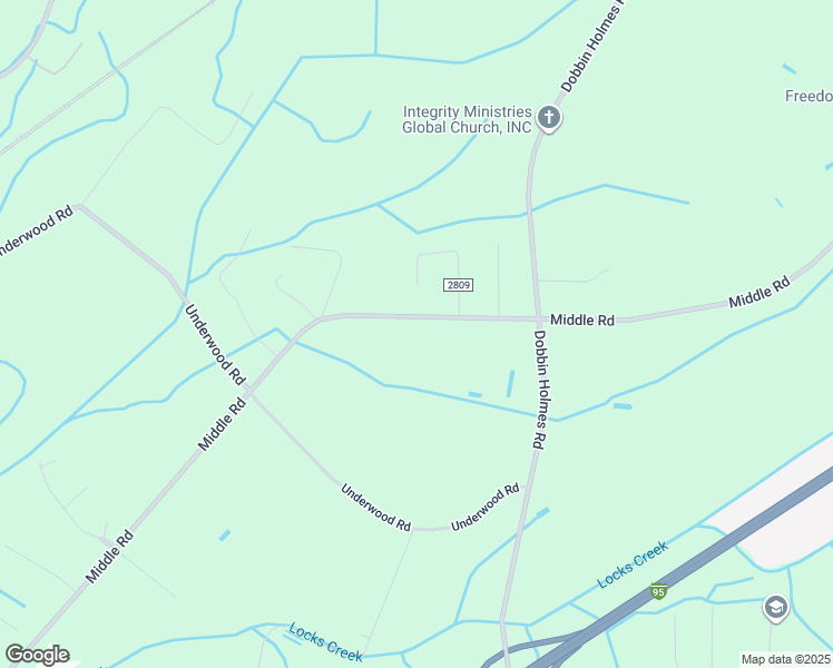 map of restaurants, bars, coffee shops, grocery stores, and more near 1856 Middle Road in Eastover