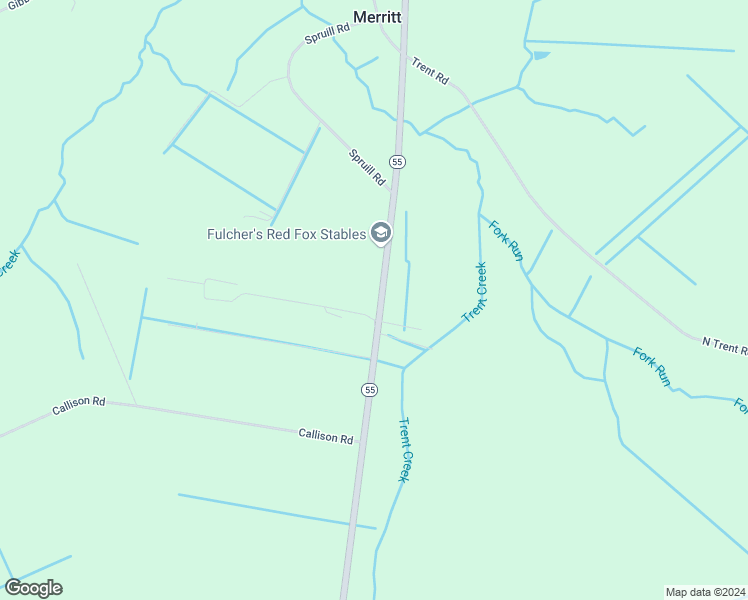 map of restaurants, bars, coffee shops, grocery stores, and more near 20614 North Carolina 55 in Oriental