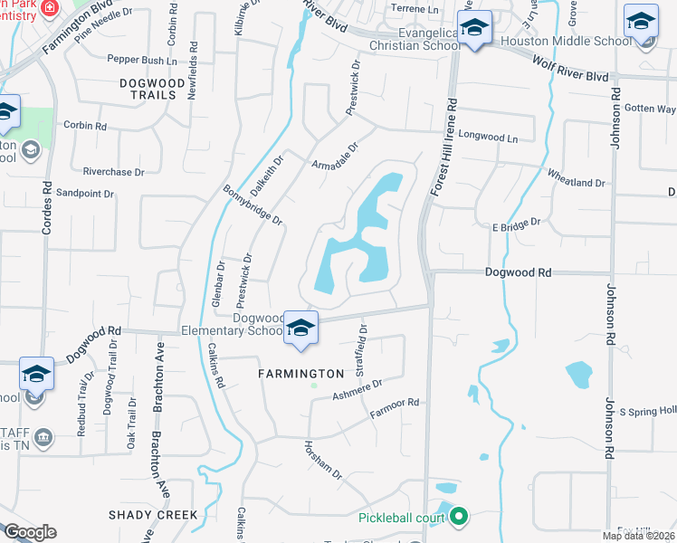 map of restaurants, bars, coffee shops, grocery stores, and more near 2237 Otterburn Lane in Germantown