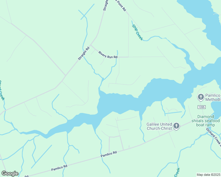 map of restaurants, bars, coffee shops, grocery stores, and more near 39 Waters Edge Road in Oriental